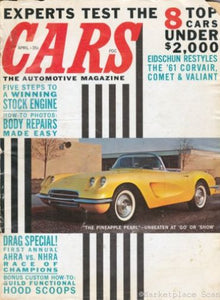 Cars Magazine Poster 26x36 #A 1959 corvette