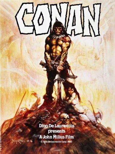 Conan The Barbarian Poster Frazetta Art On Sale United States