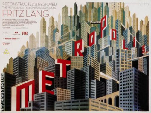 (24inx36in ) Metropolis poster Print