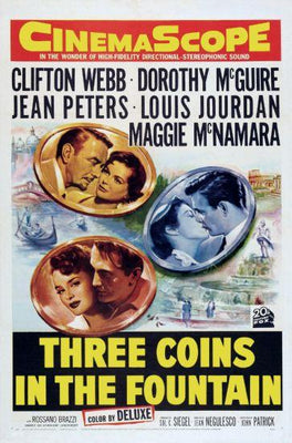Three Coins In The Fountain poster 27in x 40in The Poster Depot