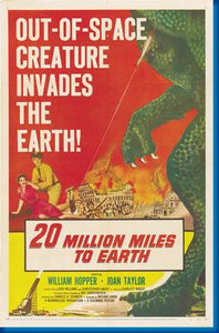 20 Million Miles To Earth poster for sale cheap United States USA