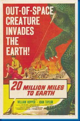 20 Million Miles To Earth poster 27"x40" The Poster Depot