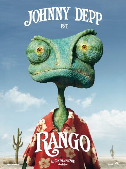 Rango movie poster Sign 8in x 12in