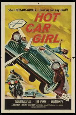 Hot Car Girl poster 24in x 36in for sale cheap United States USA