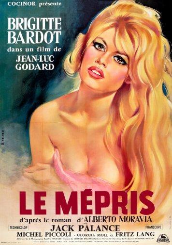 Le Mepris poster Brigitte Bardot