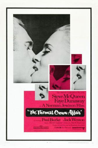 Thomas Crown Affair Poster Steve Mcqueen 16inx24in 