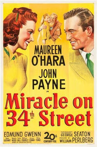 Miracle On 34Th Street poster 24in x 36in for sale cheap United States USA