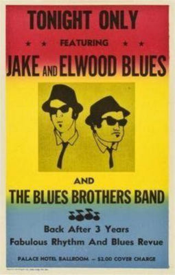 Blues Brothers The poster 27in x40in The Poster Depot
