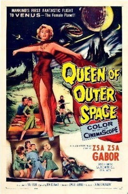 Queen Of Outer Space Poster 16inx24in 
