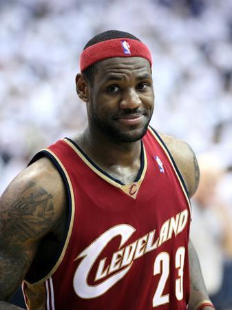 Lebron James Poster Cleveland Uniform