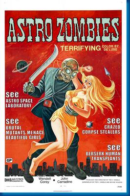 Astro Zombies 11x17 poster for sale cheap United States USA