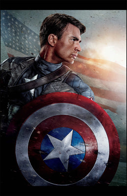 Captain America Poster 11x17 Wall The Poster Depot