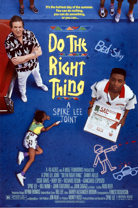 Do The Right Thing movie poster Sign 8in x 12in