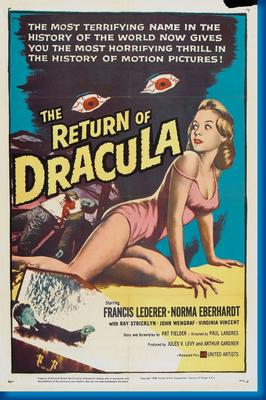 Return Of Dracula The poster for sale cheap United States USA