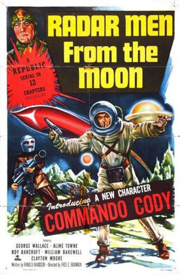 Radar Men From The Moon Metal Movie Poster 8in x 12in