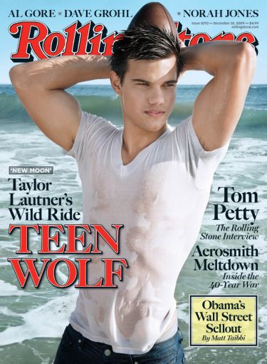 Taylor Lautner Poster Rolling Stone Cover 2 feet x 3 feet 24x36