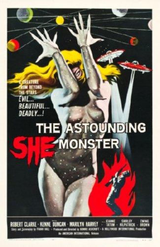 Astounding She Monster poster 27inx40in