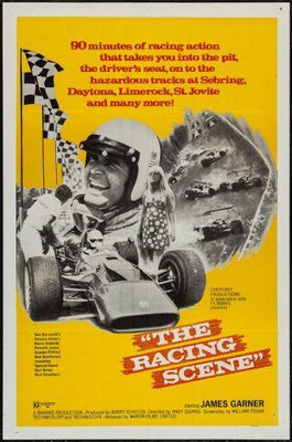 Racing Scene The James Garner poster 16inx24in Poster