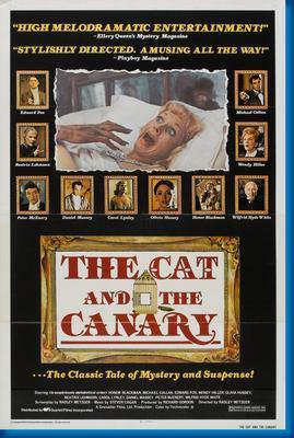 Cat And The Canary poster 16inx24in 