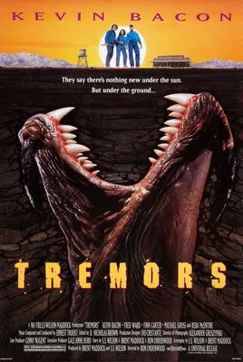 Tremors movie poster Sign 8in x 12in