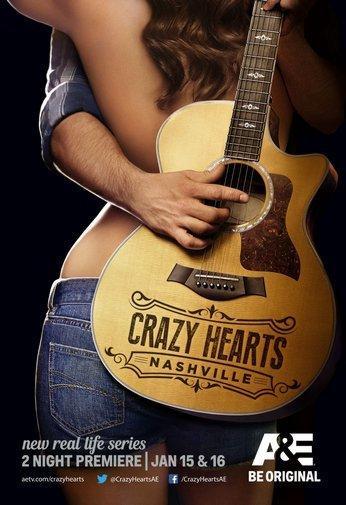 Crazy Hearts Nashville poster 16inx24in Poster