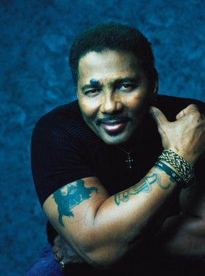 Aaron Neville Metal Print 8in x 12in