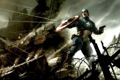 Captain America poster 24x36