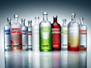 Vodka Poster Bottle Display On Sale United States