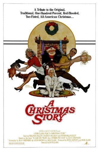 A Christmas Story movie poster Metal Print 8in x 12in