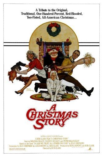 A Christmas Story movie poster Sign 8in x 12in