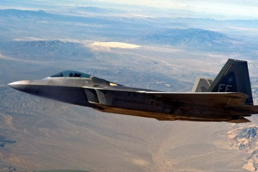 Military Aviation F22 Over Area51 poster for sale cheap United States USA