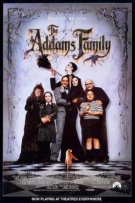 Addams Family Metal Movie Poster 8in x 12in