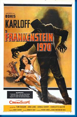Frankenstein 1970 poster for sale cheap United States USA