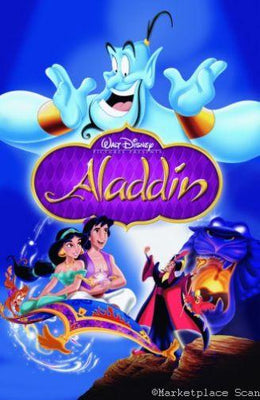 Aladdin Metal Movie Poster 8in x 12in