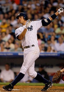 Alex Rodriguez Poster Swinging Bat 16inx24in