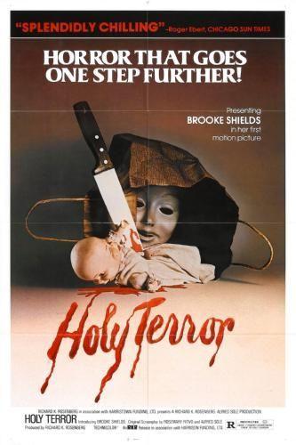 Holy Terror movie poster Sign 8in x 12in