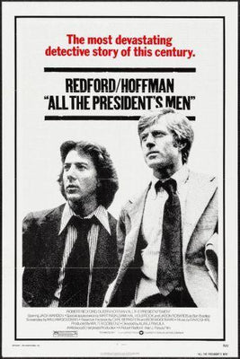 All The Presidents Men Movie Poster Metal Poster Choose Style The Poster Depot