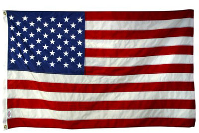 American Flag poster Metal Print Metal Poster Print 8inx12in The Poster Depot