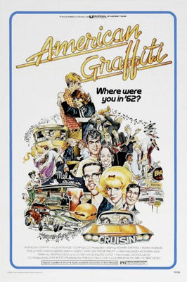 American Graffiti Movie Poster 11x17 Mini Poster