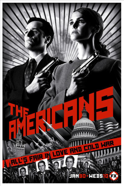 The Americans 11x17 poster for sale cheap United States USA