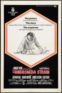 Andromeda Strain The movie poster Sign 8in x 12in