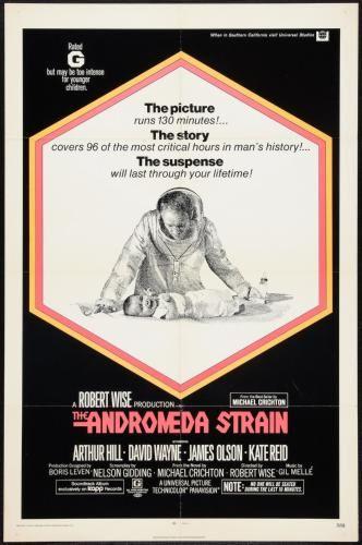 Andromeda Strain The movie poster Sign 8in x 12in