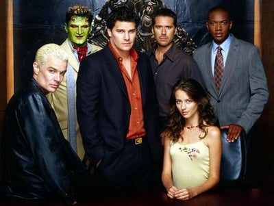 Angel Cast Portrait Boreanaz Marsters Metal Print 8in x 12in
