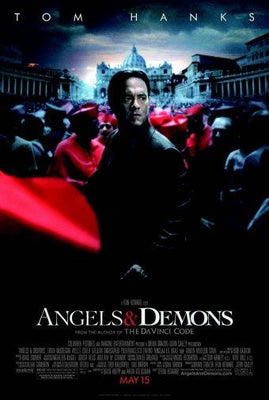 Angels And Demons Metal Movie Poster 8in x 12in