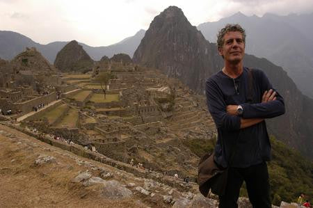 Anthony Bourdain 11x17 poster Mountain Top for sale cheap United States USA