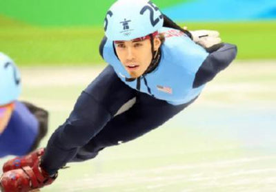 Apolo Anton Ohno Skating poster tin Metal Print Wall Art