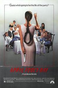 April Fools Day movie poster Sign 8in x 12in