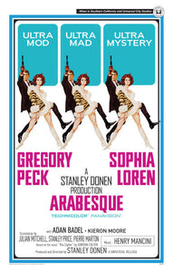 Arabesque Movie 11x17 poster for sale cheap United States USA