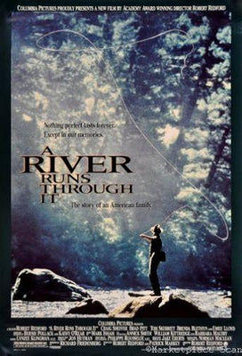 A River Runs Through It Metal Movie Poster 8in x 12in