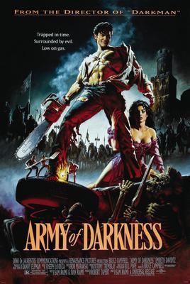 Army Of Darkness movie poster Metal Print 8in x 12in